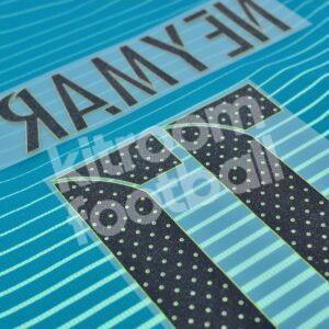 2016-17 Barcelona Third Name Number Set #11 NEYMAR JR Repro - Image 3