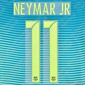 2016-17 Barcelona Third Name Number Set #11 NEYMAR JR Repro