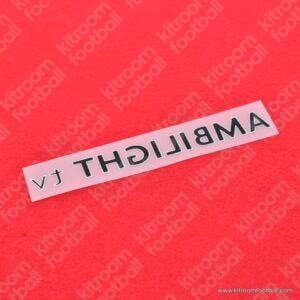 2023-24 Barcelona AMBILIGHT tv Sponsor Logo Patch Home Repro - Image 3