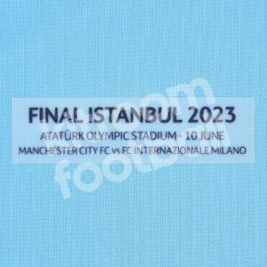 Manchester City Final Istanbul 2023 Champions League MDT Match Details Patch Repro