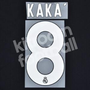 2009-10 Real Madrid Away Name Set #8 KAKA (Repro) v2