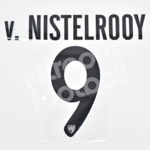 2011-12 Málaga CF Home Name Number Set #9 VAN NISTELROOY Repro v2