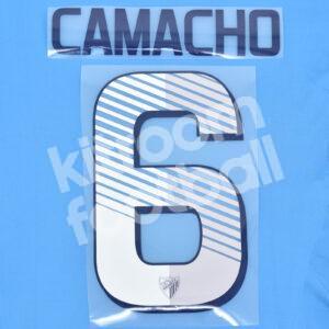 2013-14 Málaga CF Home Name Number Set #6 CAMACHO Repro