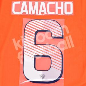 2013-14 Málaga CF Away Name Number Set #6 CAMACHO Repro