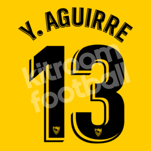 Sevilla Name Set #13 Y. AGUIRRE Repro