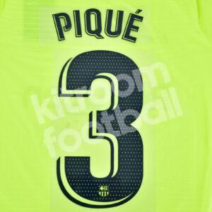 2018-19 Barcelona Away Name Number Set #3 PIQUÉ Repro v2