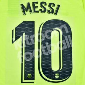 2018-19 Barcelona Away Name Number Set #10 MESSI Repro v2