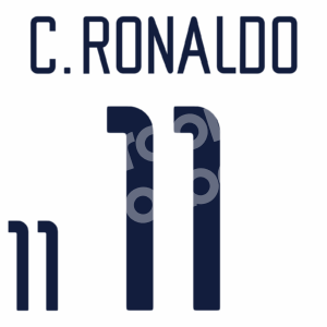 2003-2004 Portugal Away Name Number Set #11 Cristiano RONALDO Repro