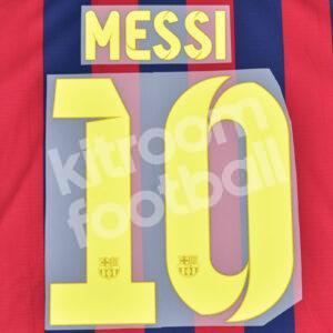 2012-14 Barcelona Home Name Number Set #10 MESSI Repro v2