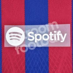 2023-24 Barcelona Sponsor Patch Spotify White Home Repro