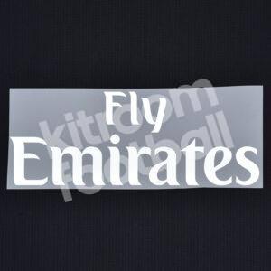 Fly Emirates Sponsor Patch White (Repro) - Image 1