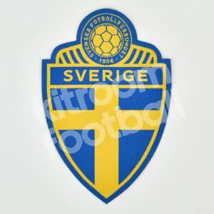 Sweden National Team Crest Badge Patch Repro Woven - Image 1