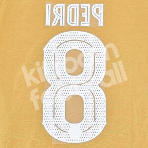 Original Player Issue 2022-23 Barcelona Away Name Number Set #8 PEDRI Cup Version - Image 2