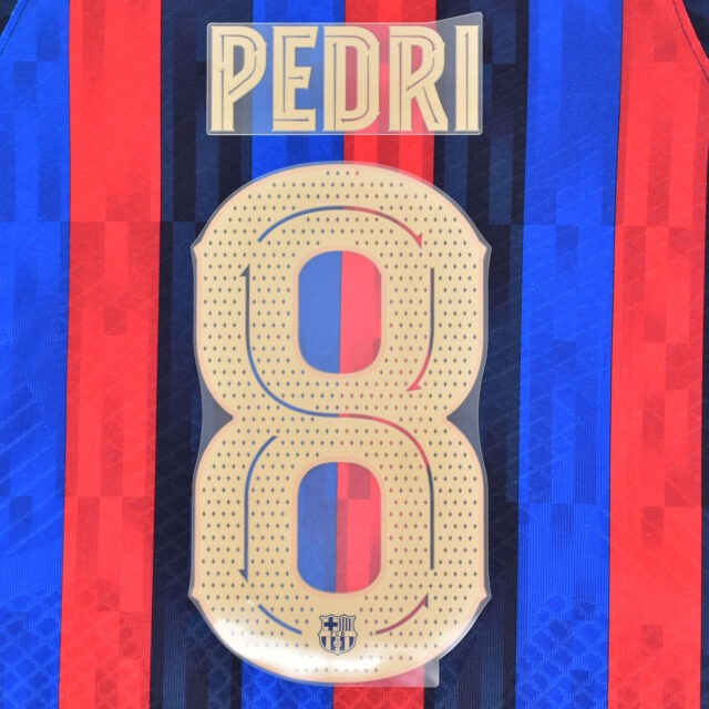 2014-15 Barcelona Home Name Set #8 A. INIESTA Repro - Kitroom Football 2014-15 Barcelona Home Name Set #8 A. INIESTA Repro - Kitroom Football