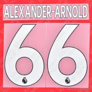 2017-23 Liverpool Home Name Number Set #66 ALEXANDER-ARNOLD Premier Repro