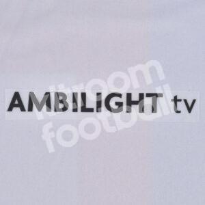 2022-24 Barcelona AMBILIGHT tv Sponsor Logo Patch Third Black Repro - Image 3