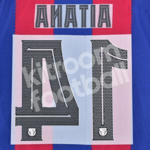 2023-24 Barcelona Womens Home Name Number Set #14 AITANA Repro - Image 3