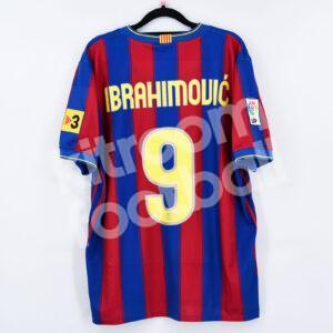 2009-10 Barcelona Home Shirt #9 IBRAHIMOVIC Nike (Good) L