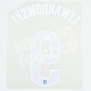 Original 2023-24 Fc Barcelona Away Name Number Set #9 LEWANDOWSKI La Liga TPT - Image 3