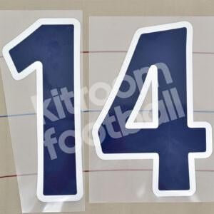 2003-04 Barcelona Away Name Number Set #14 (Messi Debut) Repro v2