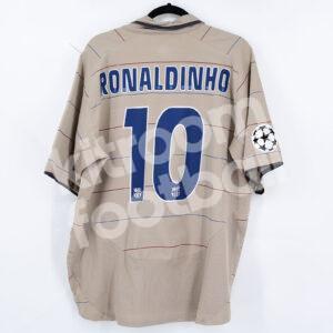 2004-05 Barcelona Third Shirt #10 RONALDINHO (Very Good) XL Champions League - Image 1