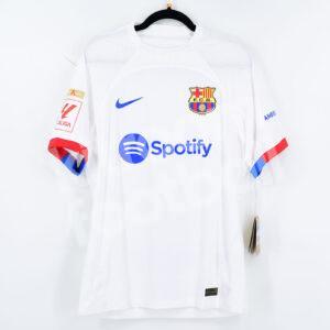 2023-24 Barcelona Away Match Shirt #27 LAMINE YAMAL (XXL) Dri-FIT ADV (DX2614-101) - Image 2