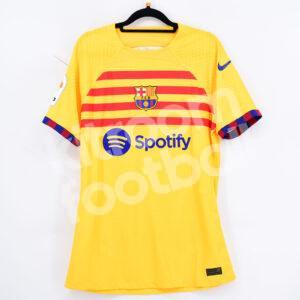2022-23 Barcelona Senyera Shirt #8 PEDRI La Liga M Match Issued No Worn - Image 2