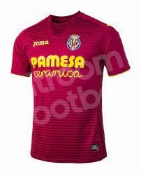 2017-18 Villarreal Third Shirt Red Joma M