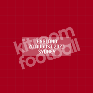 Womens World Cup 2023 Spain Final MDT Match Detail Patch Home vs England Repro