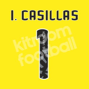 2018-19 FC Porto Goalkeeper Name Number Set #1 Iker CASILLAS Liga NOS Repro