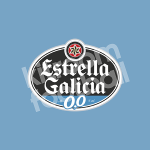 Estrella Galicia Sponsor Patch Celta Vigo Deportivo Repro (24 x 18,5) - Image 1