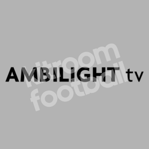 2022-24 Barcelona AMBILIGHT tv Sponsor Logo Patch Third Black Repro