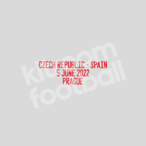 2022 Spain Match Detail MDT Patch vs Czech Republic UEFA Nations League Repro