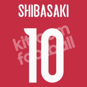 2016 Kashima Antlers Japan Home Name Number Set #10 SHIBASAKI Repro