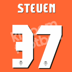 2016-17 Osasuna Name Set #37 STEVEN (Repro)