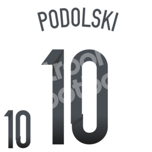 World Cup Brazil 2014 Germany Home Name Number Set #10 PODOLSKI Repro