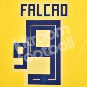World Cup 2018 Colombia Home Name Set #9 FALCAO Repro