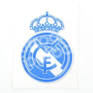 Original Player Issue 2022-23 Real Madrid Club Goalkeeper Crest Badge Patch Blue TPU