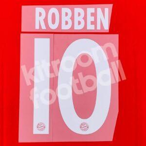 2013-15 Bayern Munich Home Name Number Set #10 ROBBEN Repro v2 - Image 3