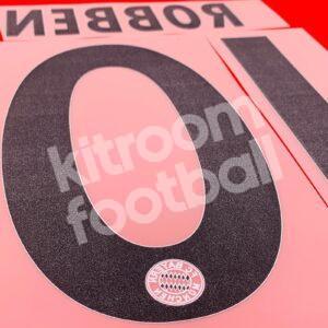 2013-15 Bayern Munich Home Name Number Set #10 ROBBEN Repro v2 - Image 4