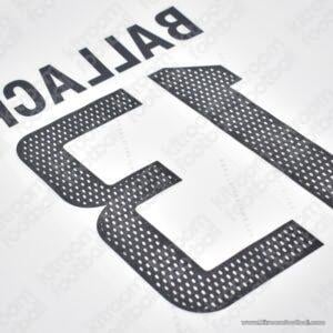 2004-05 Bayern Munich Away Name Number Set #13 BALLACK Black Repro - Image 4