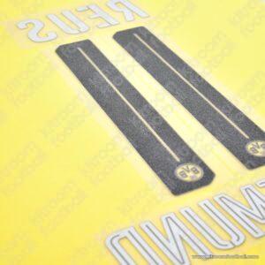 2016-18 Borussia Dortmund Home Name Number Set #11 REUS Repro - Image 4
