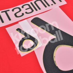 Spain World Cup 2010 Name Number Set #6 A. INIESTA Repro v2 - Image 4