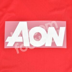 2010-14 Manchester United AON Sponsor Patch White Repro