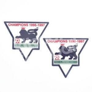 1997-98 Manchester United Champions 1996-1997 The FA Premier League Patch Repro