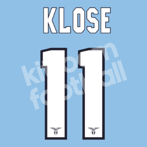 2013-14 Lazio Home Name Number Set #11 KLOSE Repro