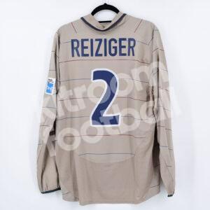 2003-04 Barcelona Away Shirt Match Worn #2 REIZIGER UEFA Cup (Excellent) - Image 1