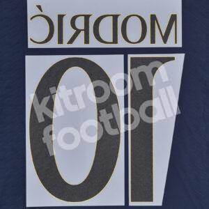 2023-24 Real Madrid Away Name Number Set #10 MODRIC Champions Repro - Image 3