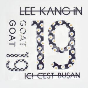 2022-23 PSG Paris Saint Germain PEACEMINUSONE Special Name Set #19 LEE KANG IN Repro