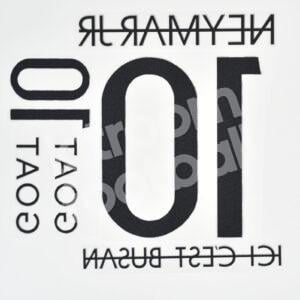 2023-24 PSG Paris Saint Germain PEACEMINUSONE Special Name Set #10 NEYMAR JR Repro - Image 3